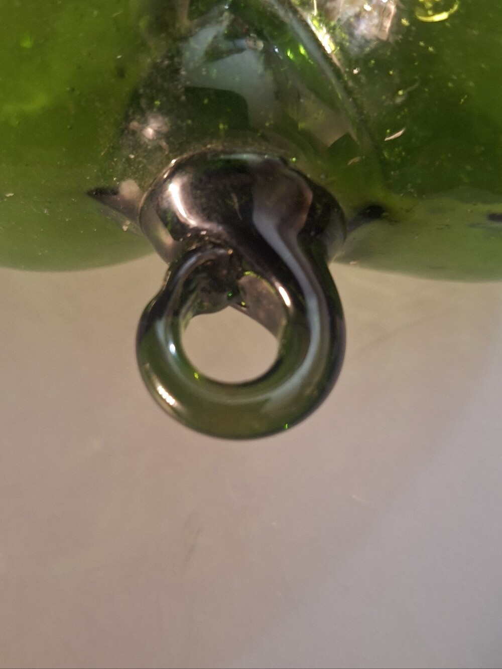 Handblown Mexican glass heart medium-sized - Picture 3 of 5